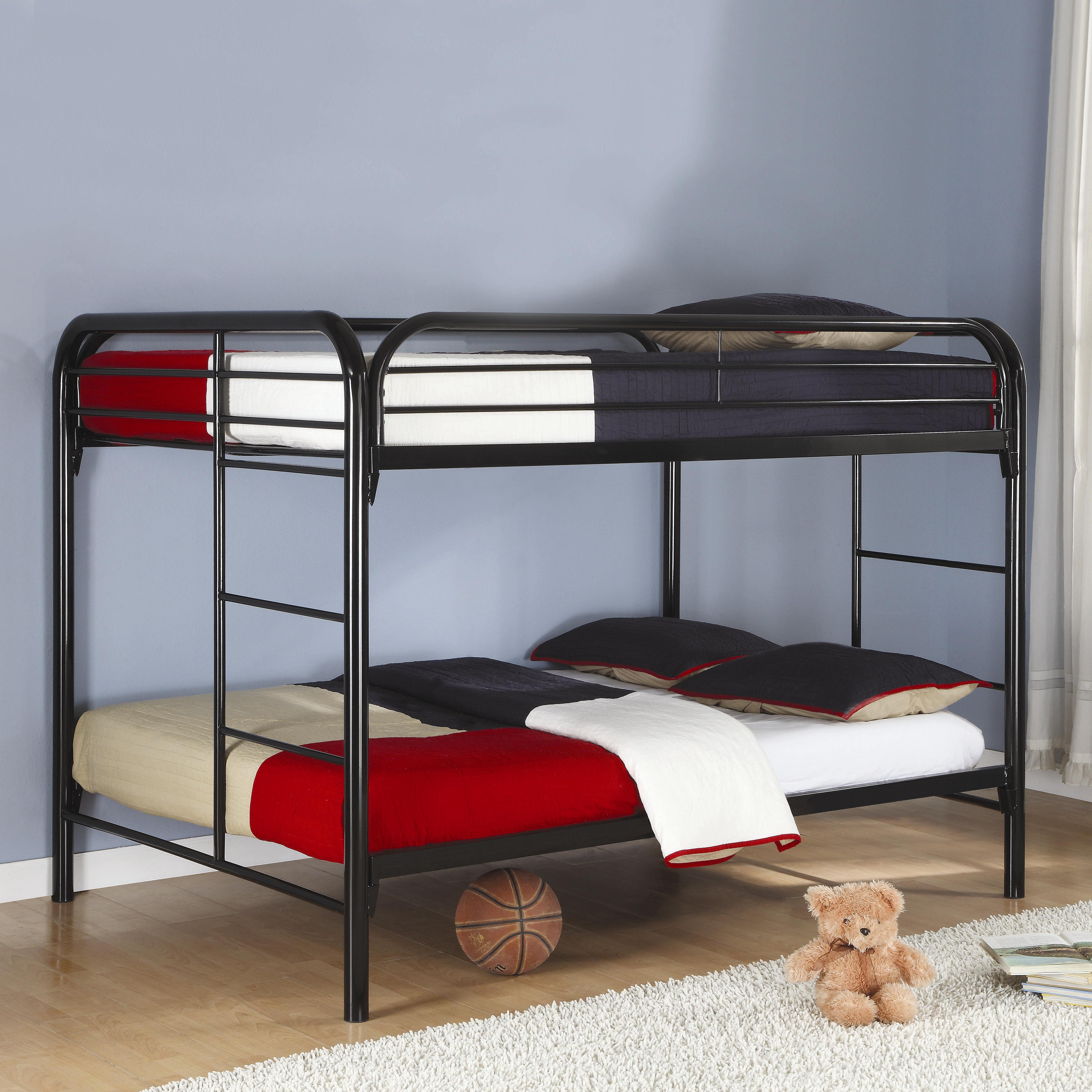 Coaster Metal Beds Full Over Full Bunk Bed Value City Furniture